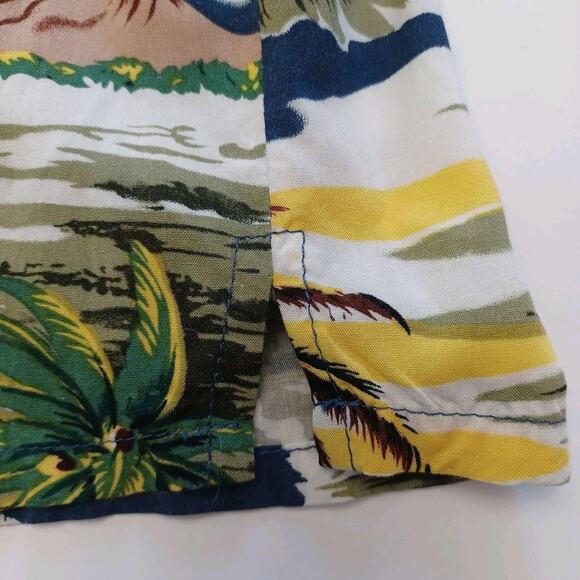 Hilo Hattie Hawaiian Original Cropped Pants Women’s Size S Tropical Print Woven - Picture 7 of 10